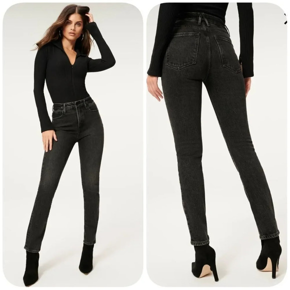 Good American Good Classic Jeans in Black